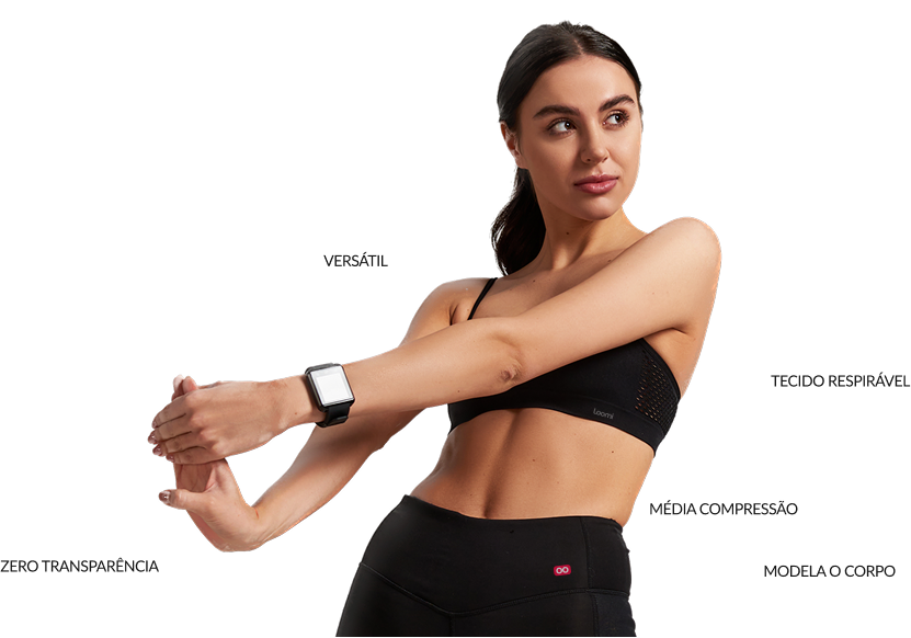 Roupa para usar na academia, com zero transparencia, alta compressao