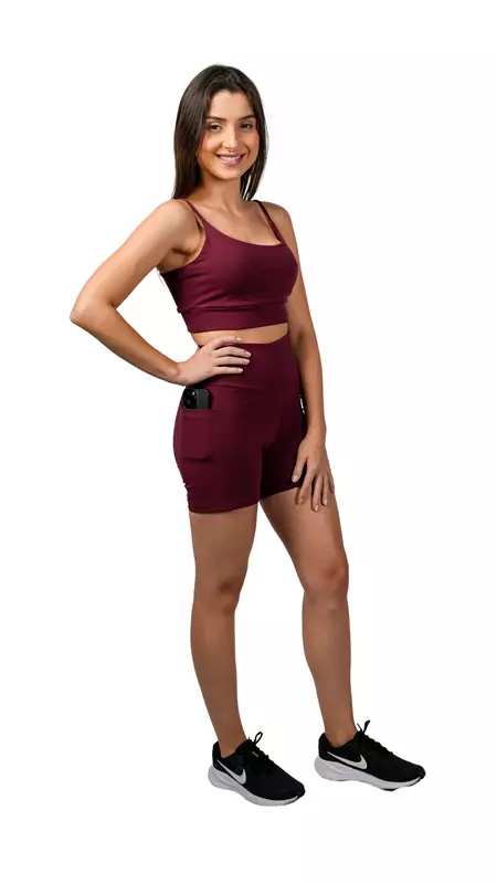 Roupa para usar na academia, com zero transparencia, alta compressao