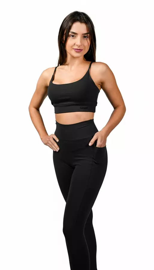 Roupa para usar na academia, com zero transparencia, alta compressao